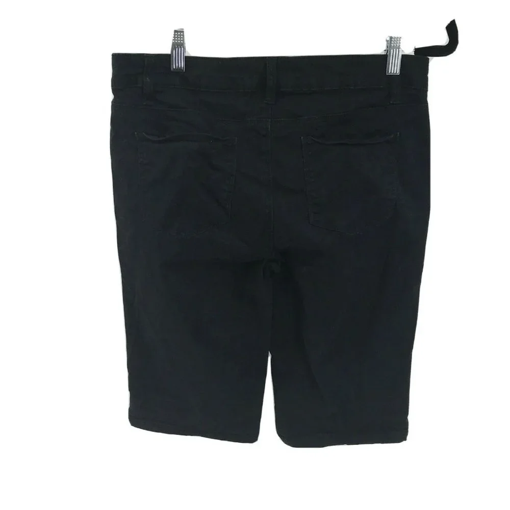 Buffalo David Bitton Womans‎ Black Shorts Size 8